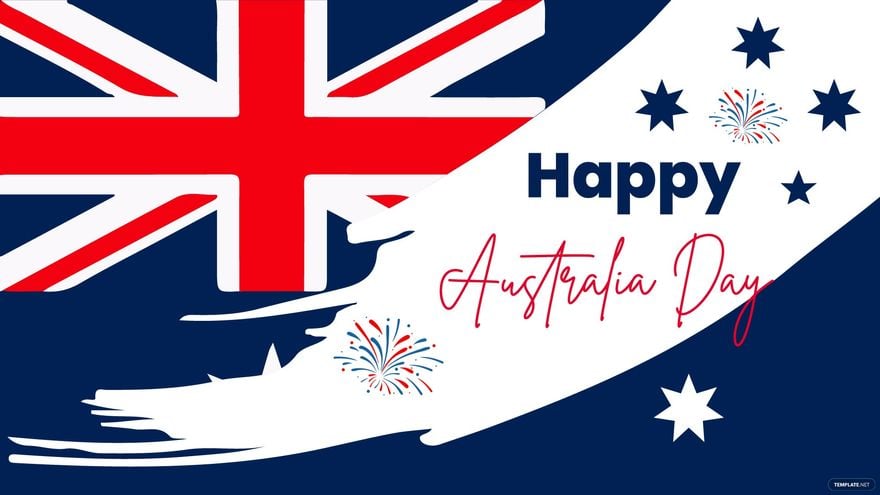 Happy Australia Day Background in PDF, Illustrator, PSD, EPS, SVG, JPG, PNG
