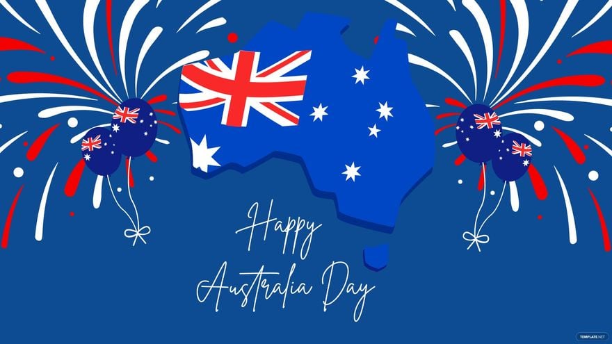 High Resolution Australia Day Background in PDF, Illustrator, PSD, EPS, SVG, JPG, PNG