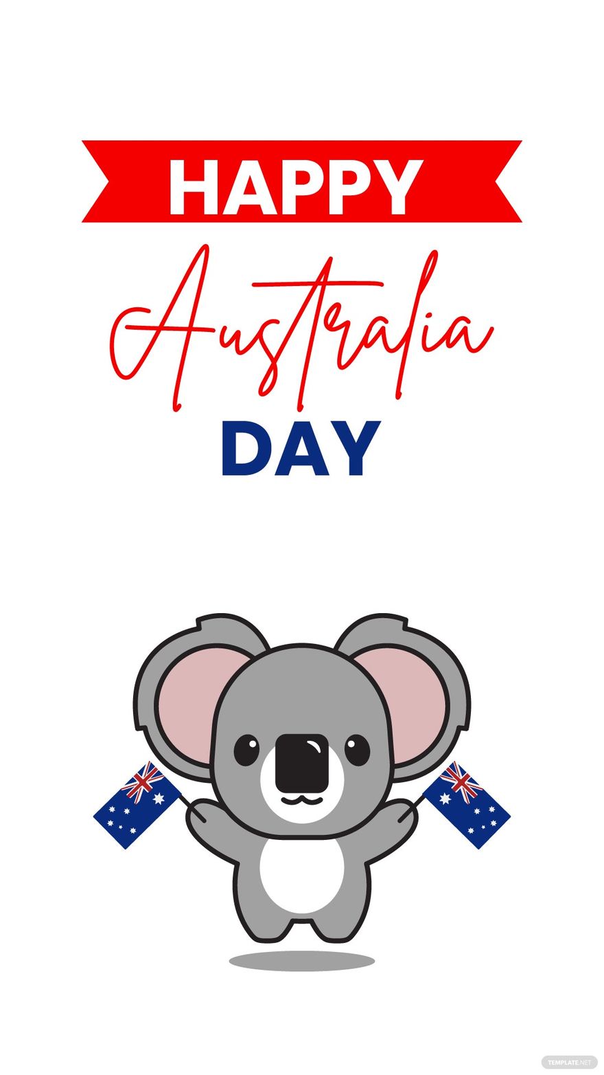Free Australia Day iPhone Background