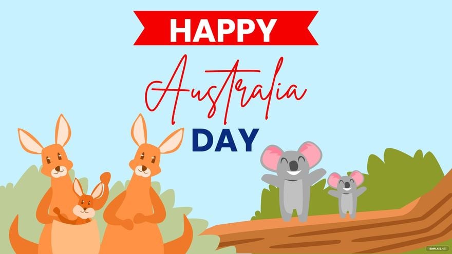 Free Australia Day Wallpaper Background in PDF, Illustrator, PSD, EPS, SVG, JPG, PNG