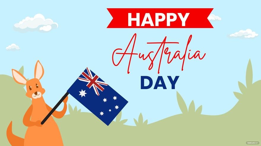Australia Day Vector Background