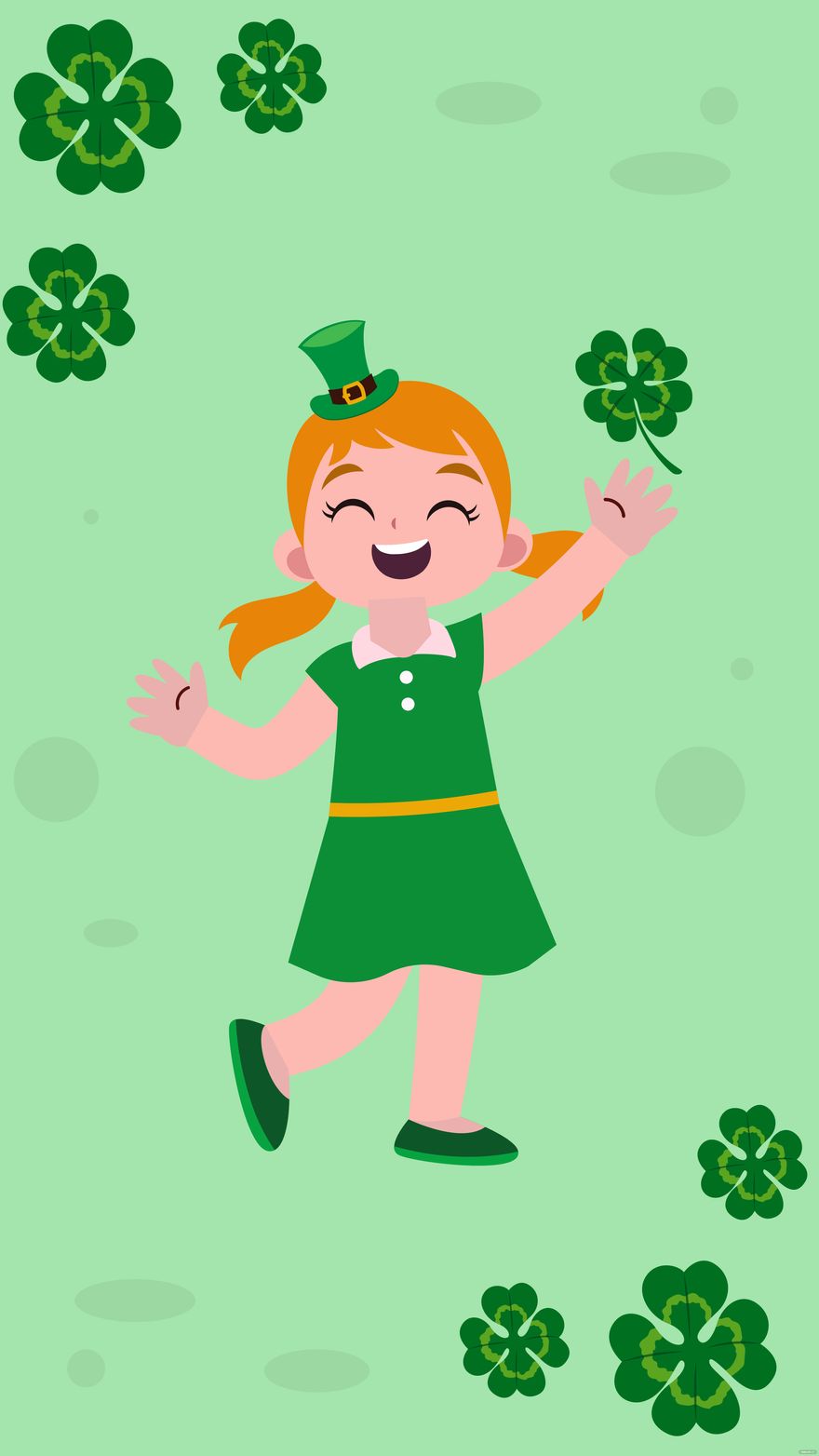 Free St. Patrick's Day iPhone Background in PDF, Illustrator, PSD, EPS, SVG, JPG, PNG