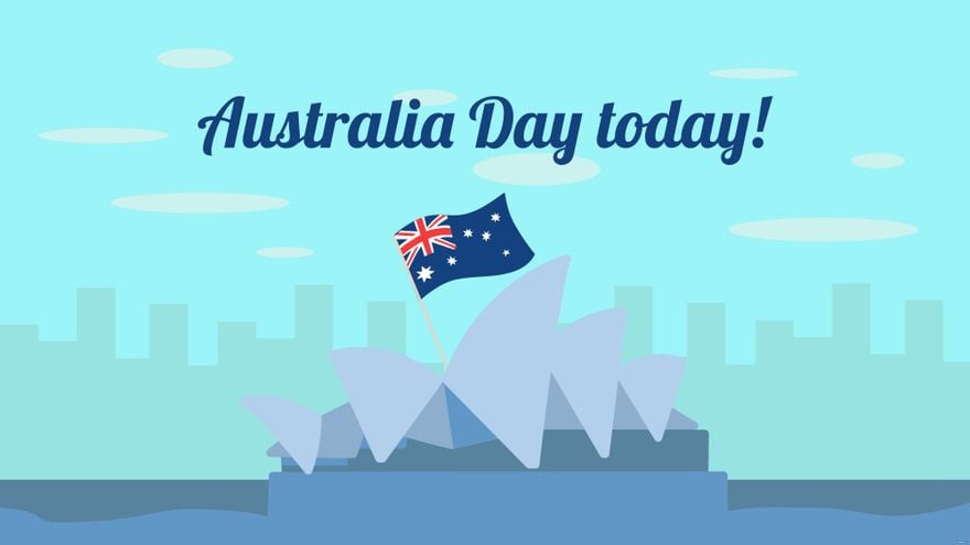 Australia Day Wishes Background in PDF, Illustrator, PSD, EPS, SVG, JPG, PNG