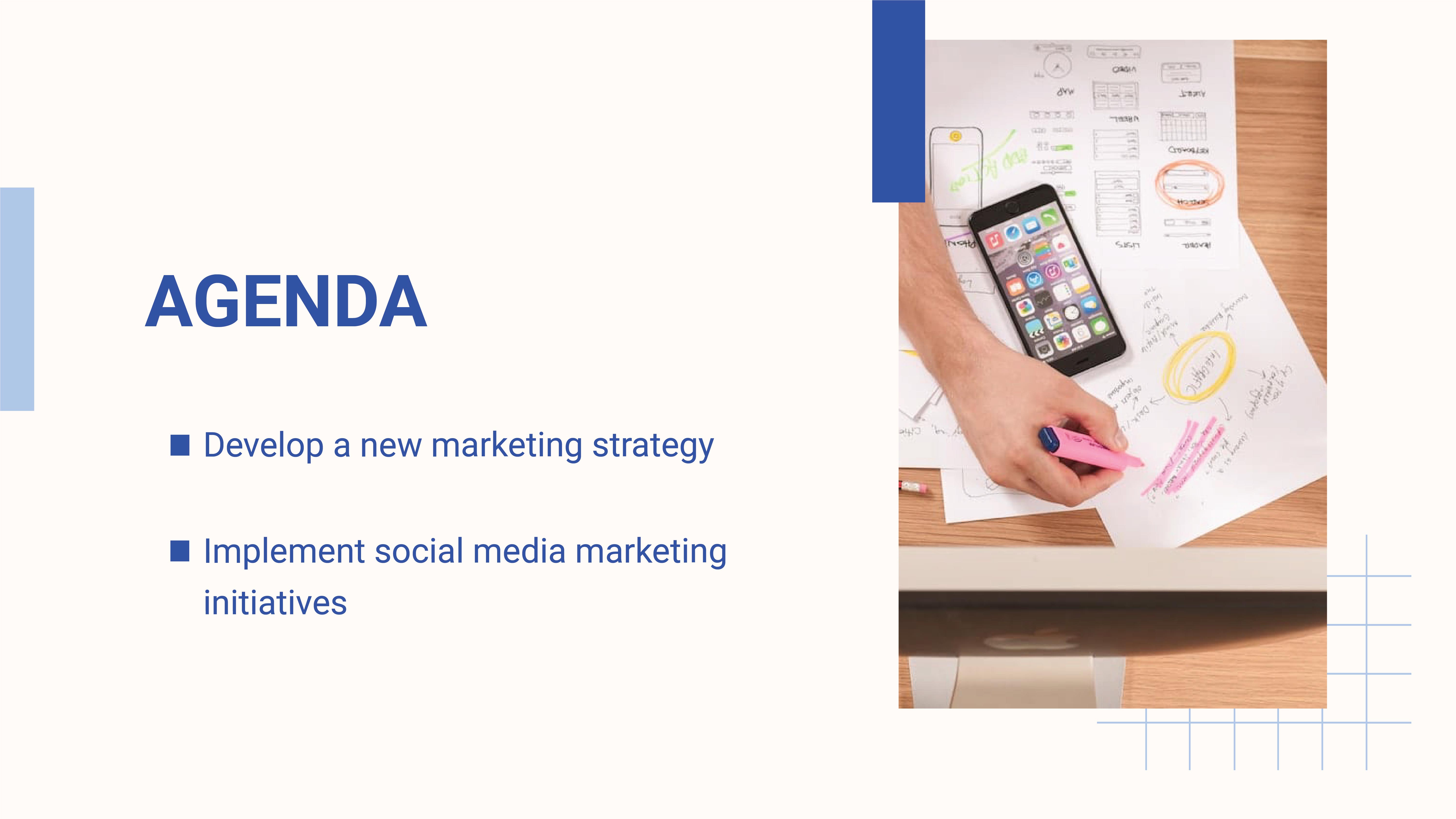 Free Quarterly Planning Meeting Presentation Template to Edit Online