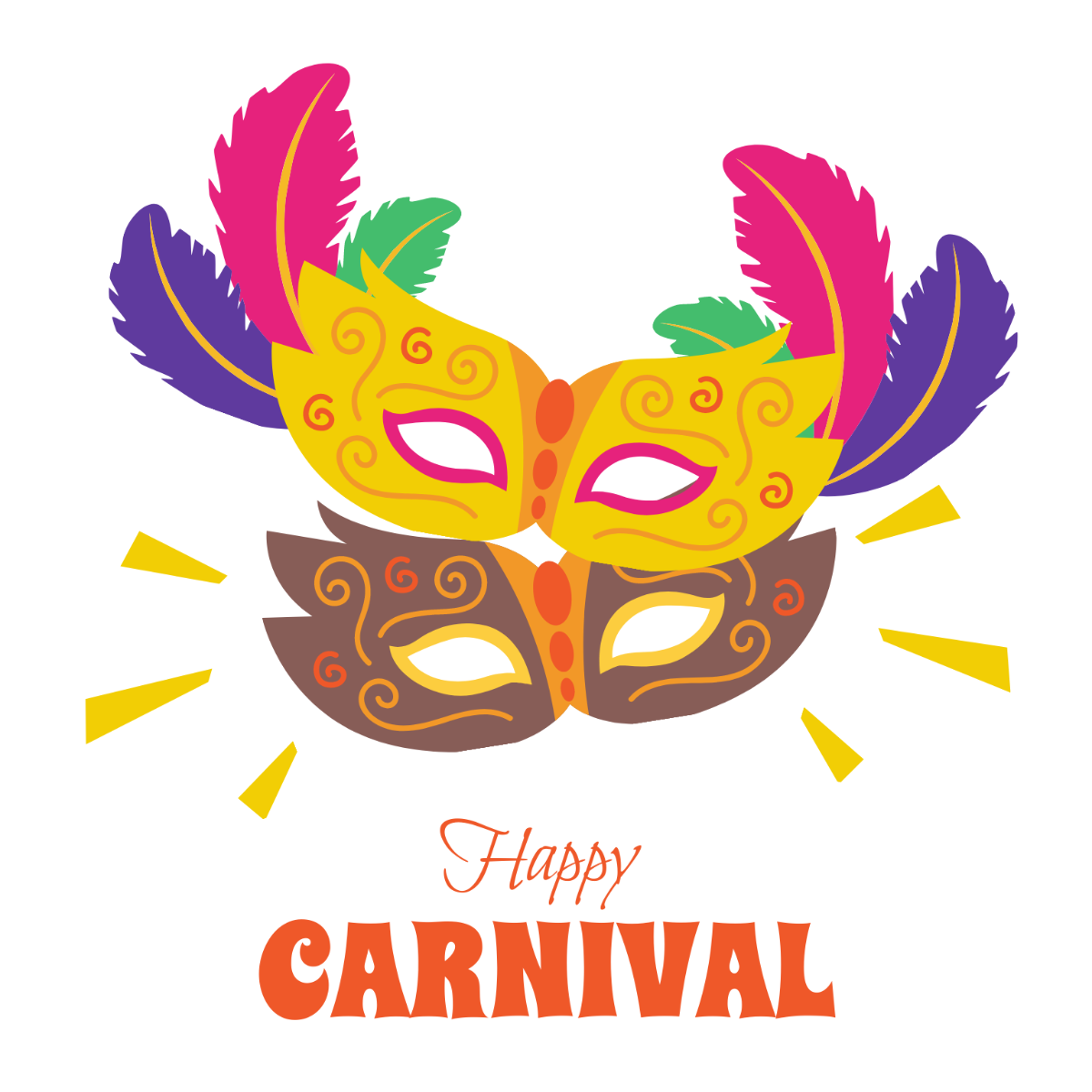 Carnival Festival Illustration Template