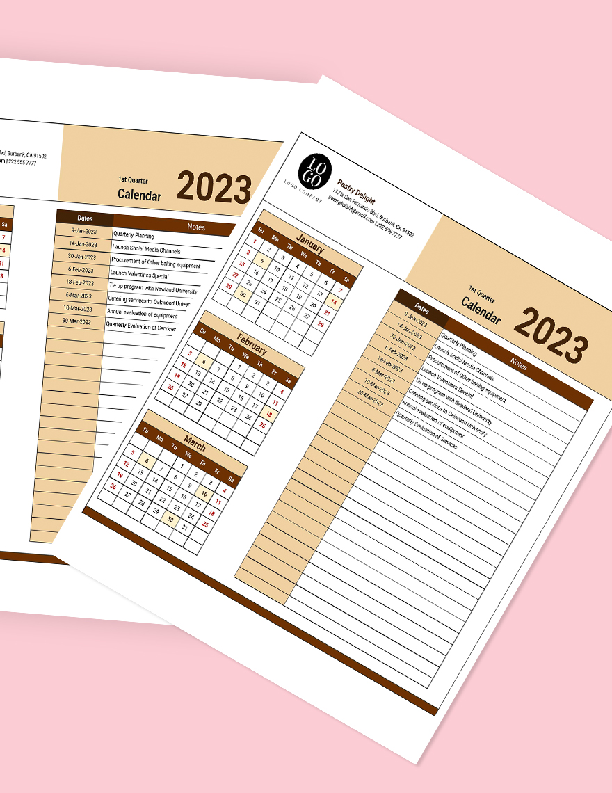 Small Business Calendar Google Sheets Excel Template Small Business Calendar Google Sheets Excel Template