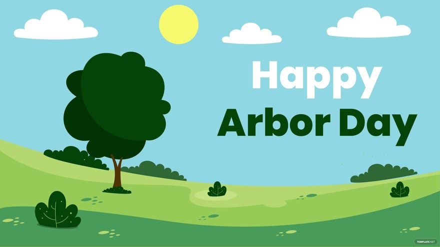 Free Arbor Day Banner Background in PDF, Illustrator, PSD, EPS, SVG, JPG, PNG