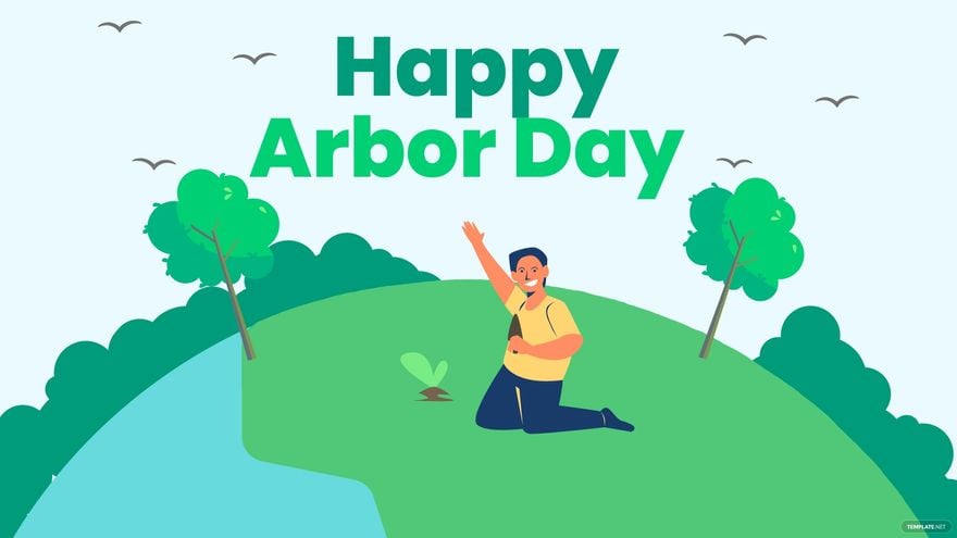 Free Arbor Day Design Background