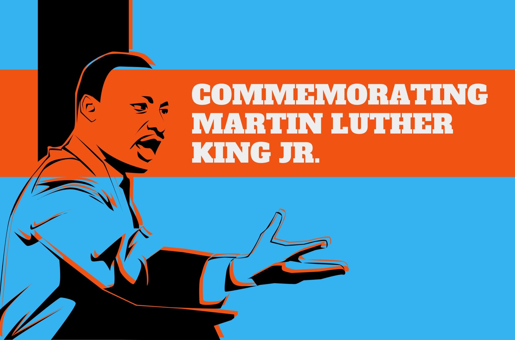 Martin Luther King Day Banner