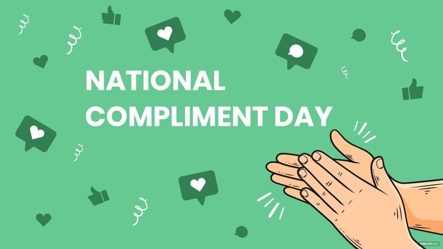 High Resolution National Compliment Day Background