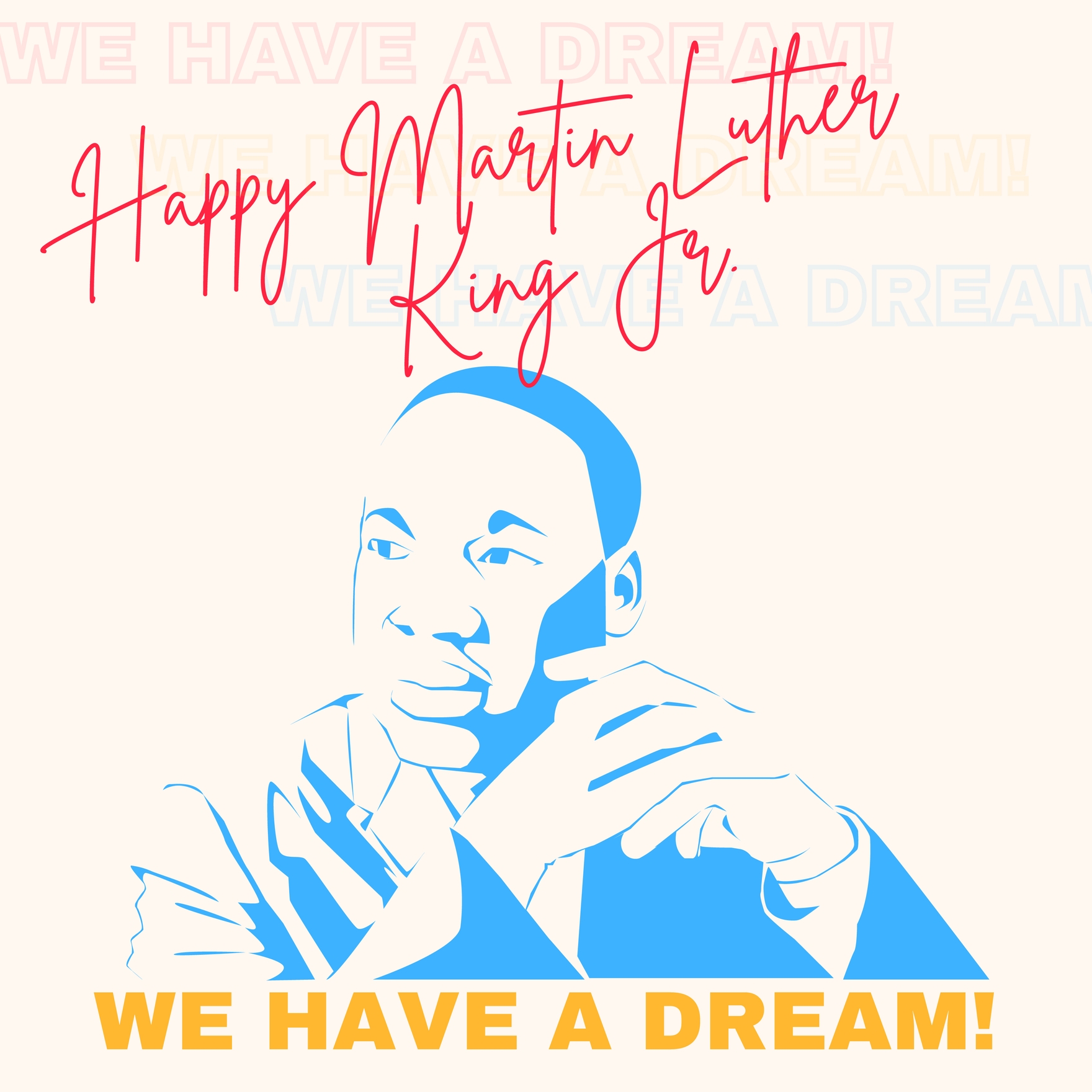 Martin Luther King Day Instagram Post