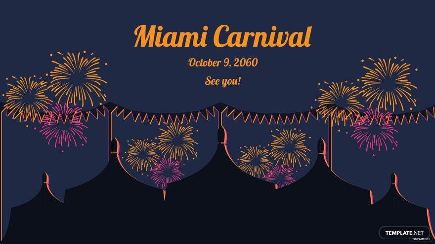 Carnival Festival Flyer Background