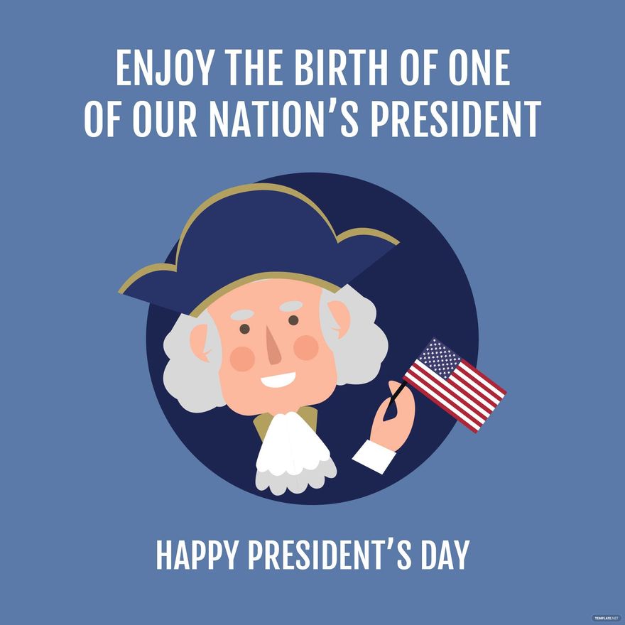 Free Presidents' Day Quote Vector in Illustrator, PSD, EPS, SVG, JPG, PNG