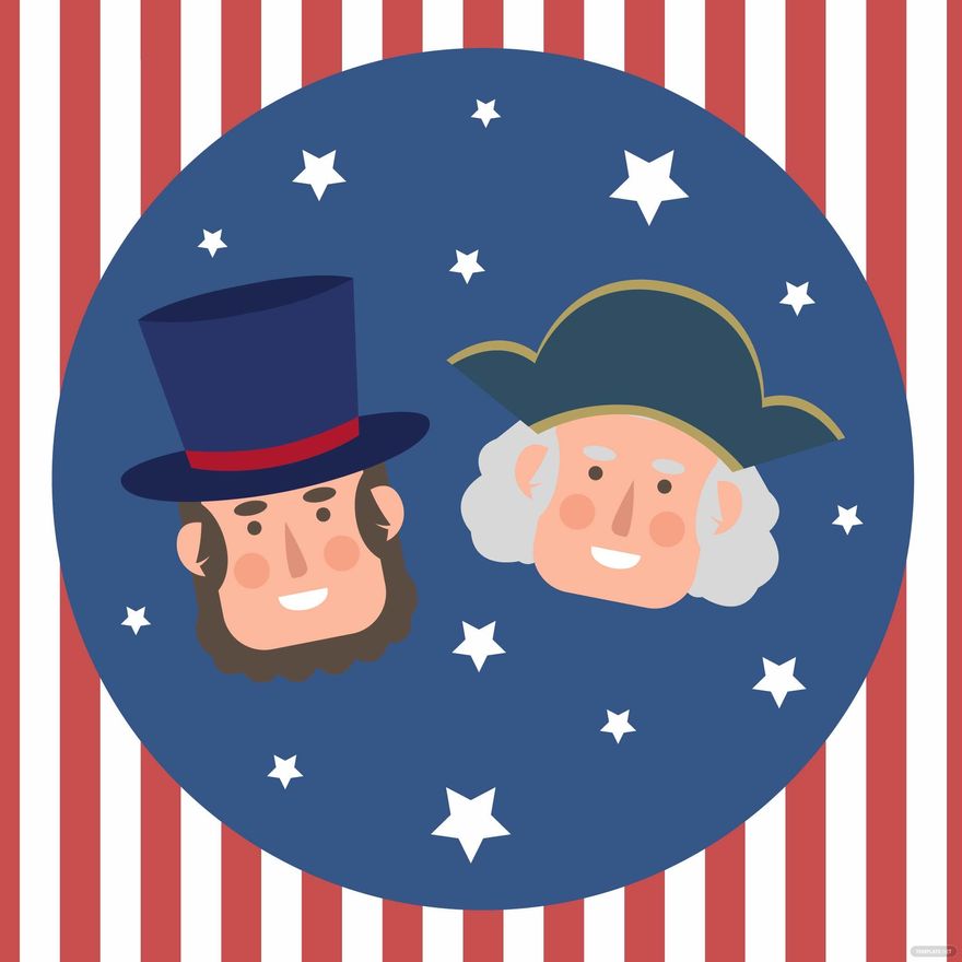 Presidents' Day Poster Vector Template - Edit Online &amp; Download Example ...