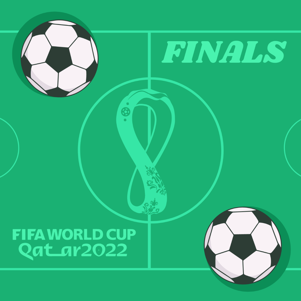 FIFA World Cup 2022 Finals Illustration Template