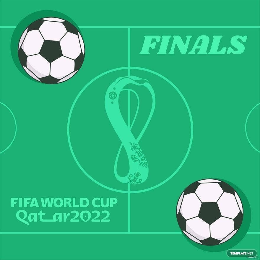 FIFA World Cup 2022 Finals Illustration