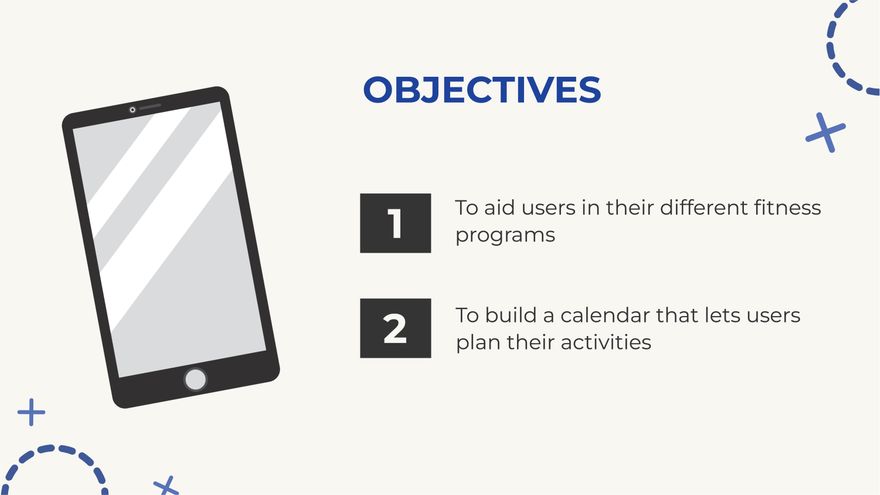 Free Fitness App Roadmap Presentation Template to Edit Online