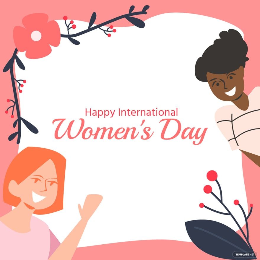 Free Happy International Women's Day Vector in Illustrator, PSD, EPS, SVG, JPG, PNG