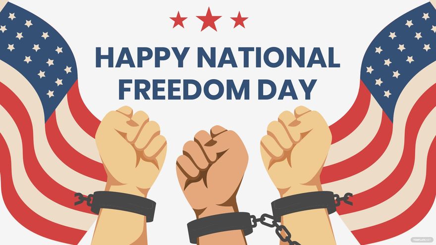 Happy National Freedom Day Background