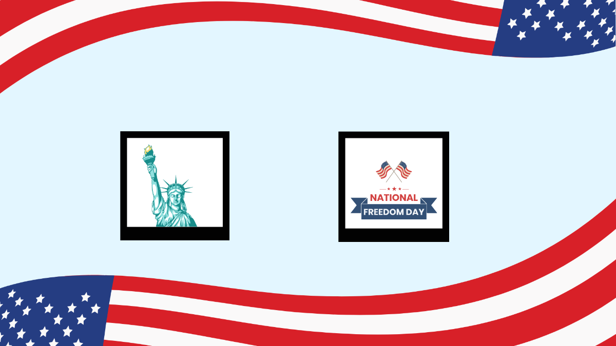 National Freedom Day Photo Background Template