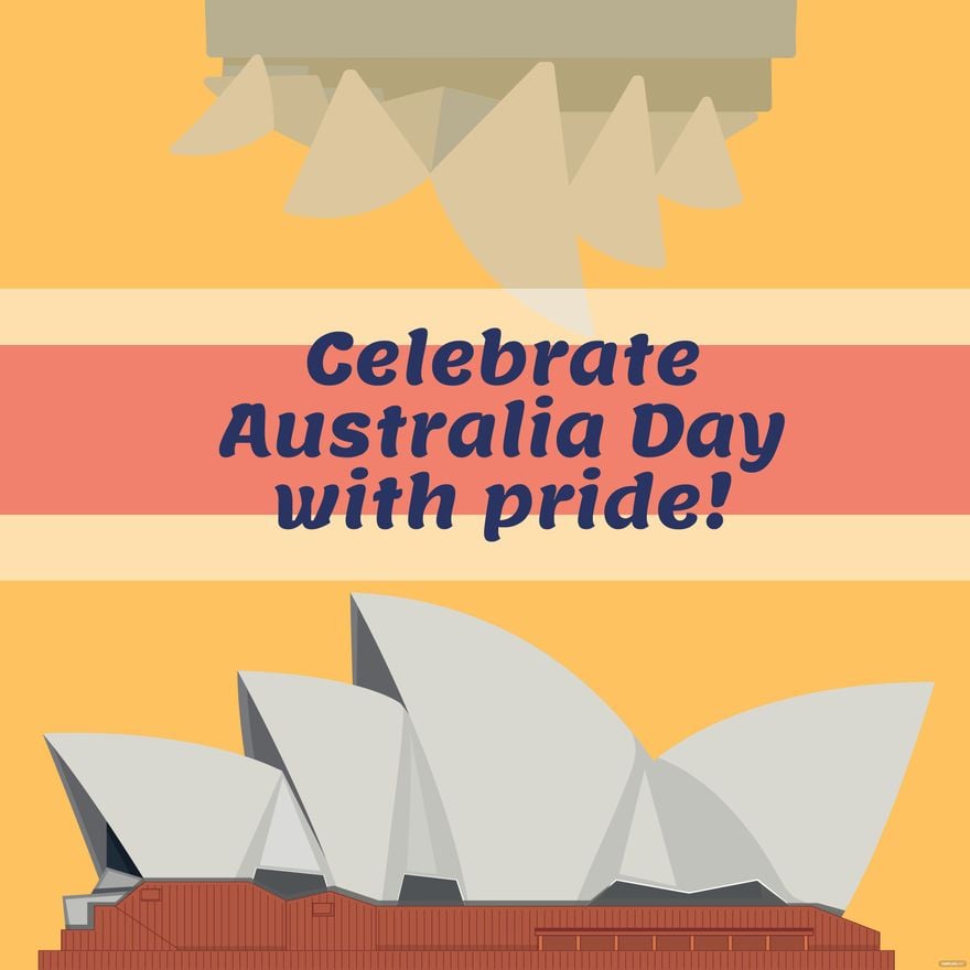 Free Australia Day Instagram Post in Illustrator, PSD, EPS, SVG, JPG, PNG