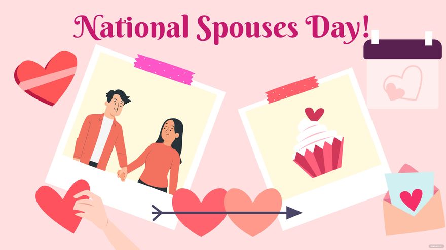 National Spouses Day Image Background in PDF, Illustrator, PSD, EPS, SVG, JPG, PNG