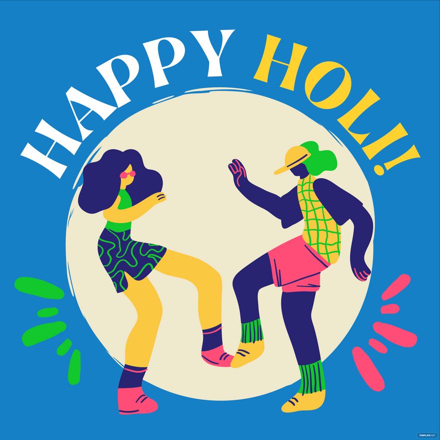 Happy Holi Vector