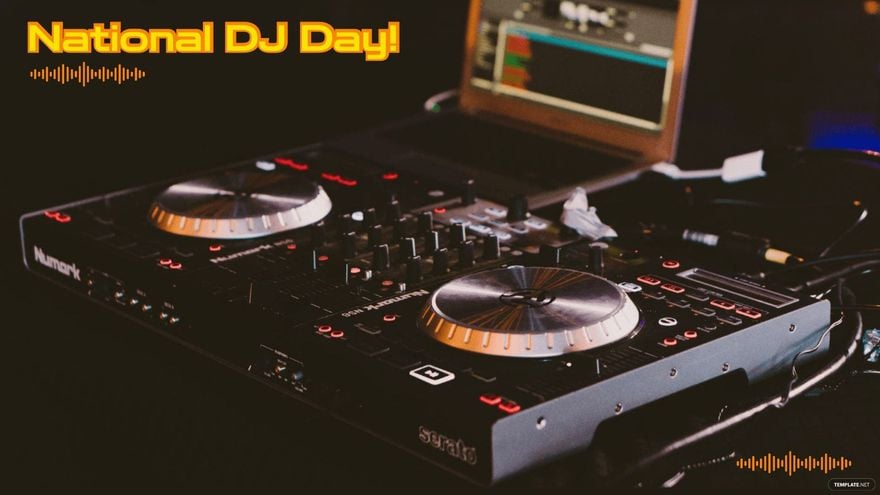 Free National DJ Day Photo Background