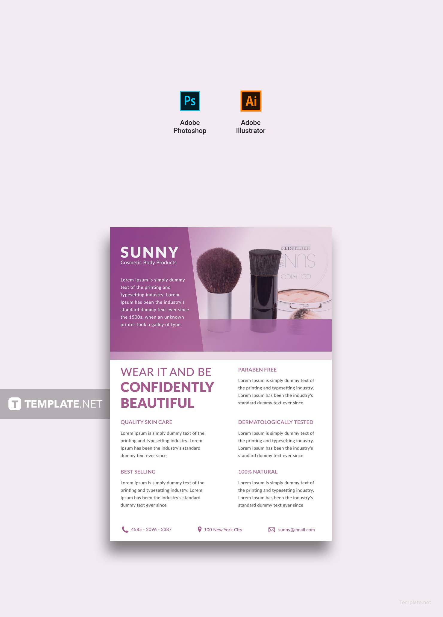 Free Product Datasheet Template in Adobe Photoshop, Illustrator ...