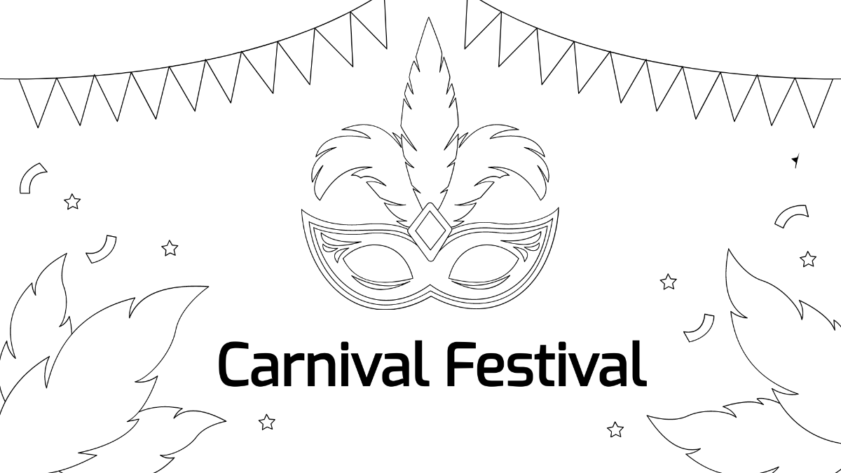 Free Carnival Festival Drawing Background Template