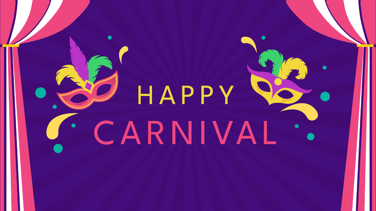 Carnival Festival Design Background Template