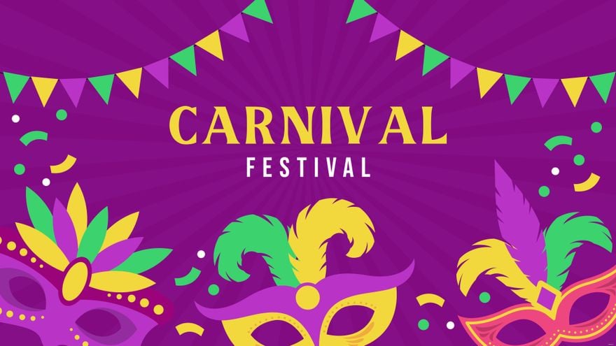 Carnival Festival Vector Background in PDF, Illustrator, PSD, EPS, SVG, JPG, PNG