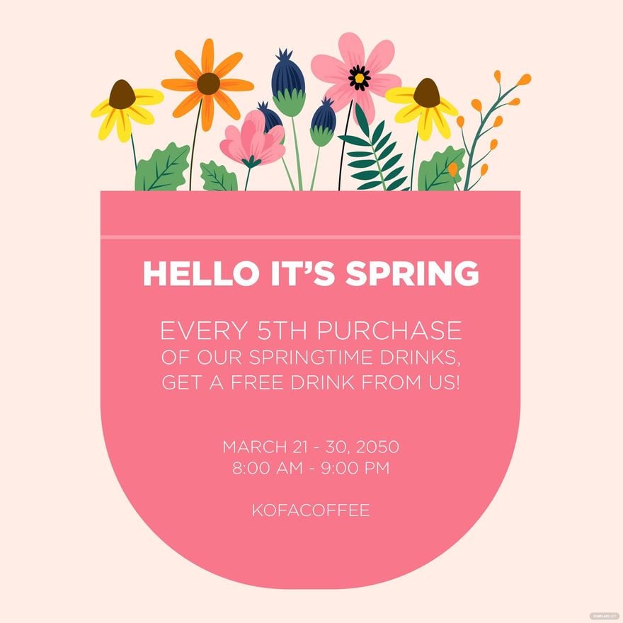 Spring Poster Vector