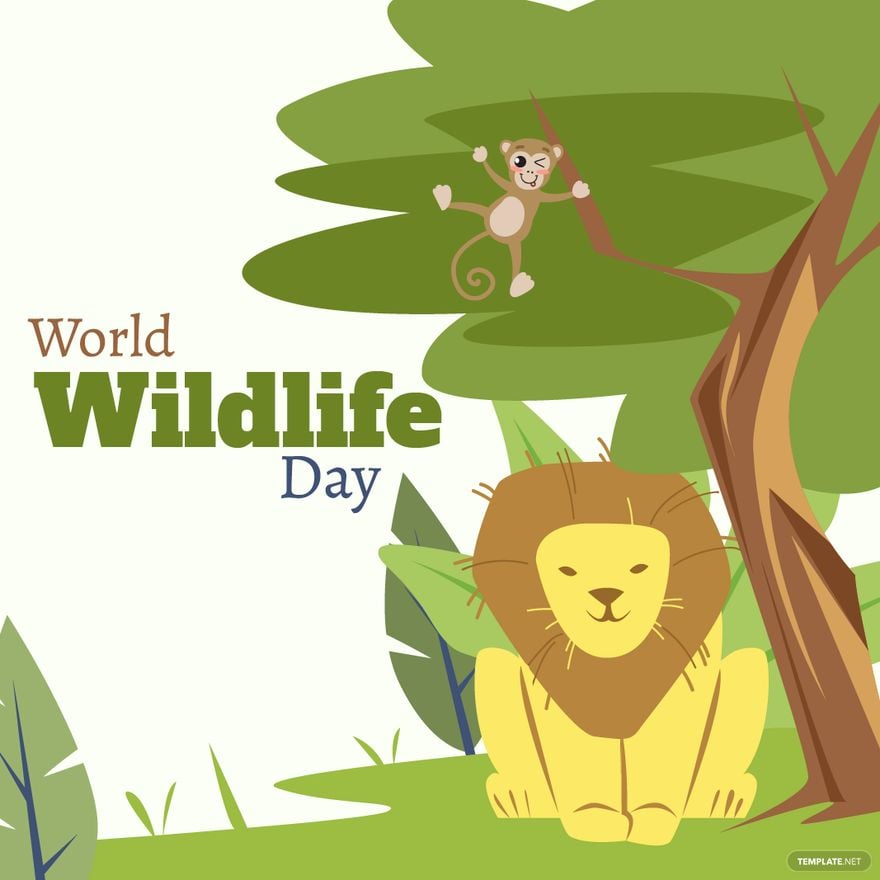 World Wildlife Day Vector