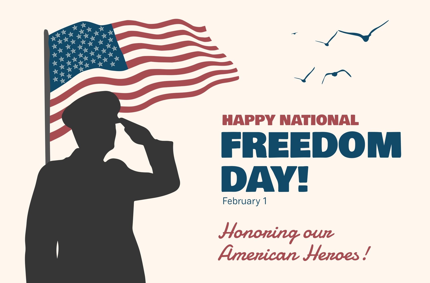 National Freedom Day Banner