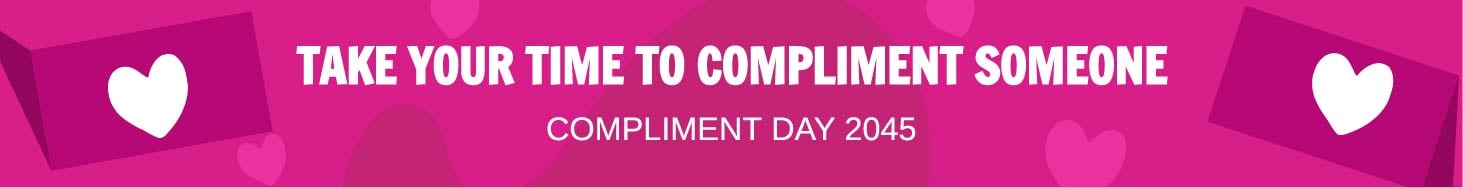 National Compliment Day Website Banner
