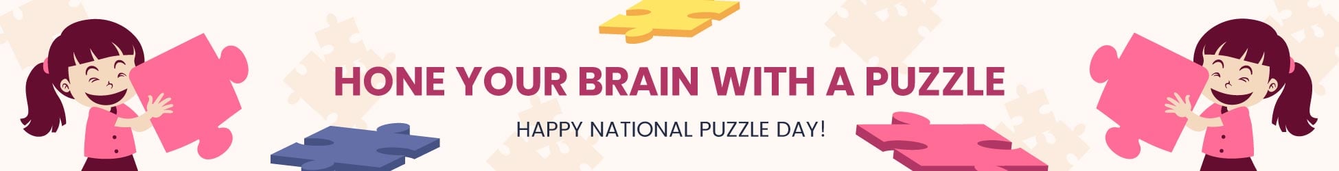 National Puzzle Day Website Banner