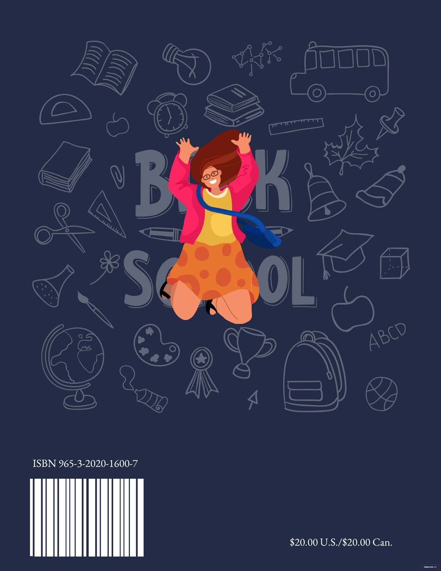 Back To School Textbook Template