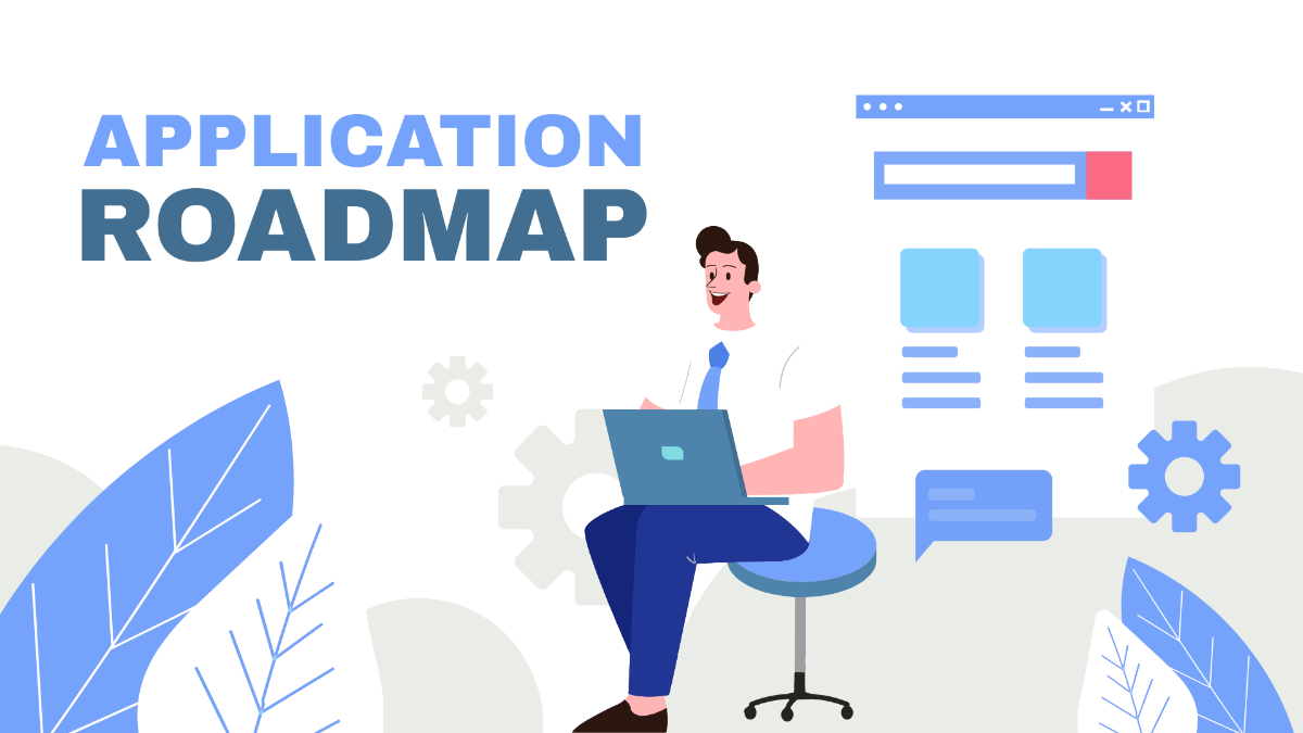 Free Application Roadmap Presentation Template