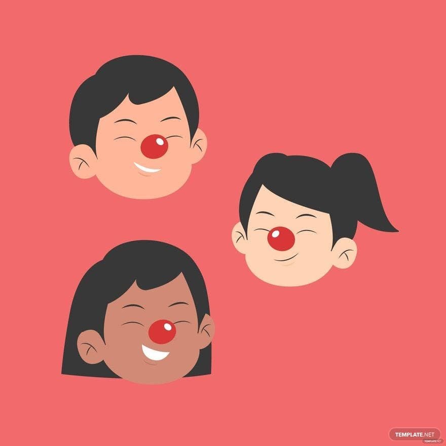 Red Nose Day Illustration