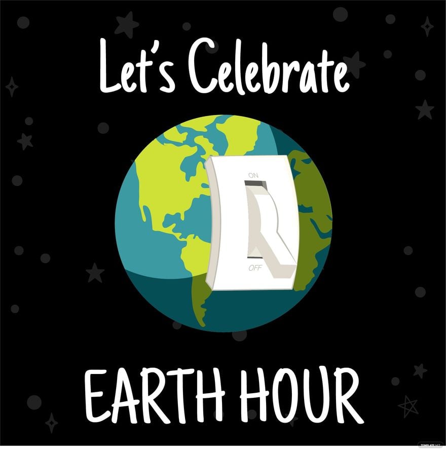 Earth Hour Celebration Vector