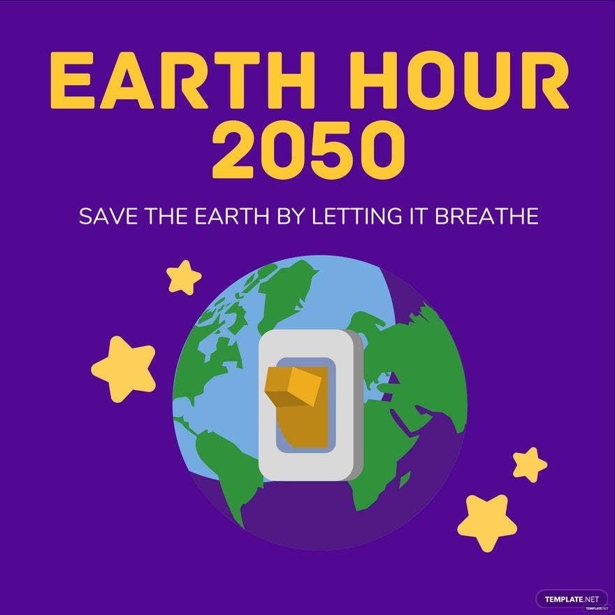 Earth Hour Quote Vector