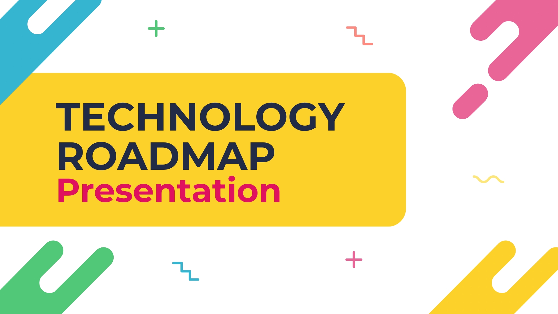 Technology Roadmap Presentation Template