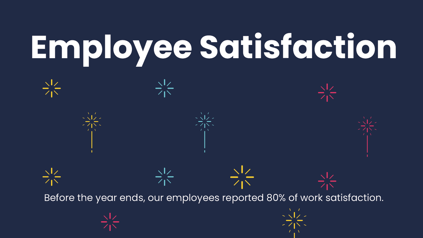 Free Happy New Year Presentation Template to Edit Online