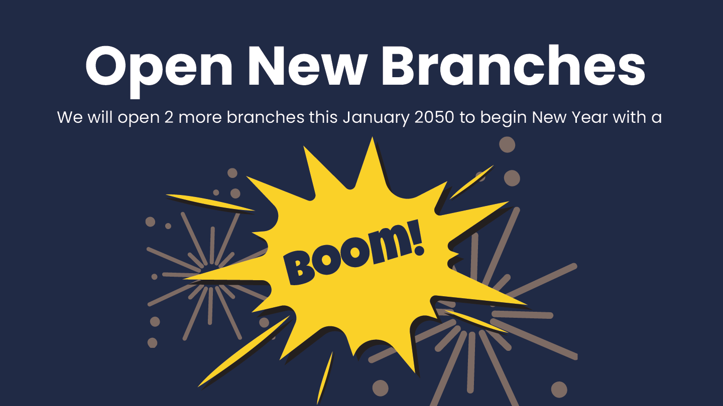 Free Happy New Year Presentation Template to Edit Online