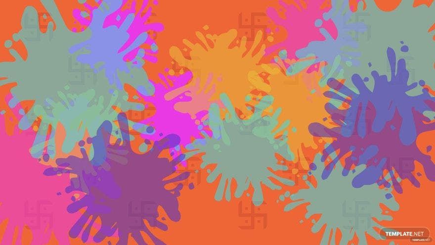 Holi Design Background in EPS, Illustrator, JPG, PSD, PNG, SVG, PDF - Download | Template.net