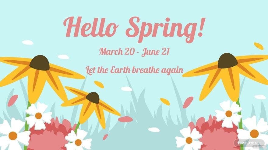 Spring Flyer Background