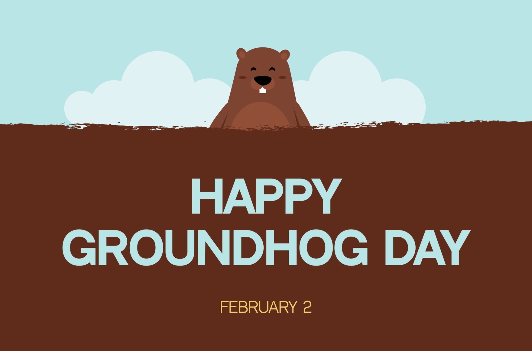 Groundhog Day Banner