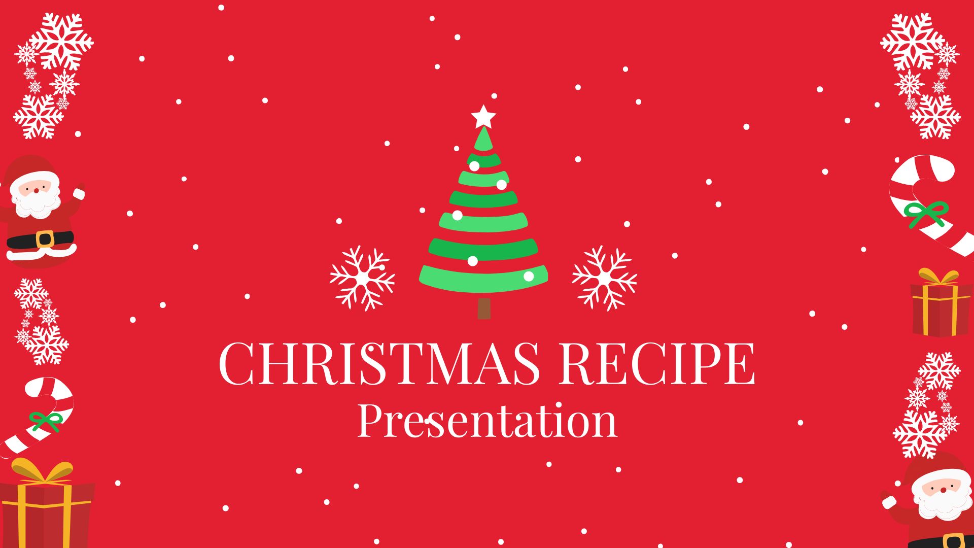 Free Christmas Recipe Presentation Template to Edit Online Free Christmas Recipe Presentation Template to Edit Online