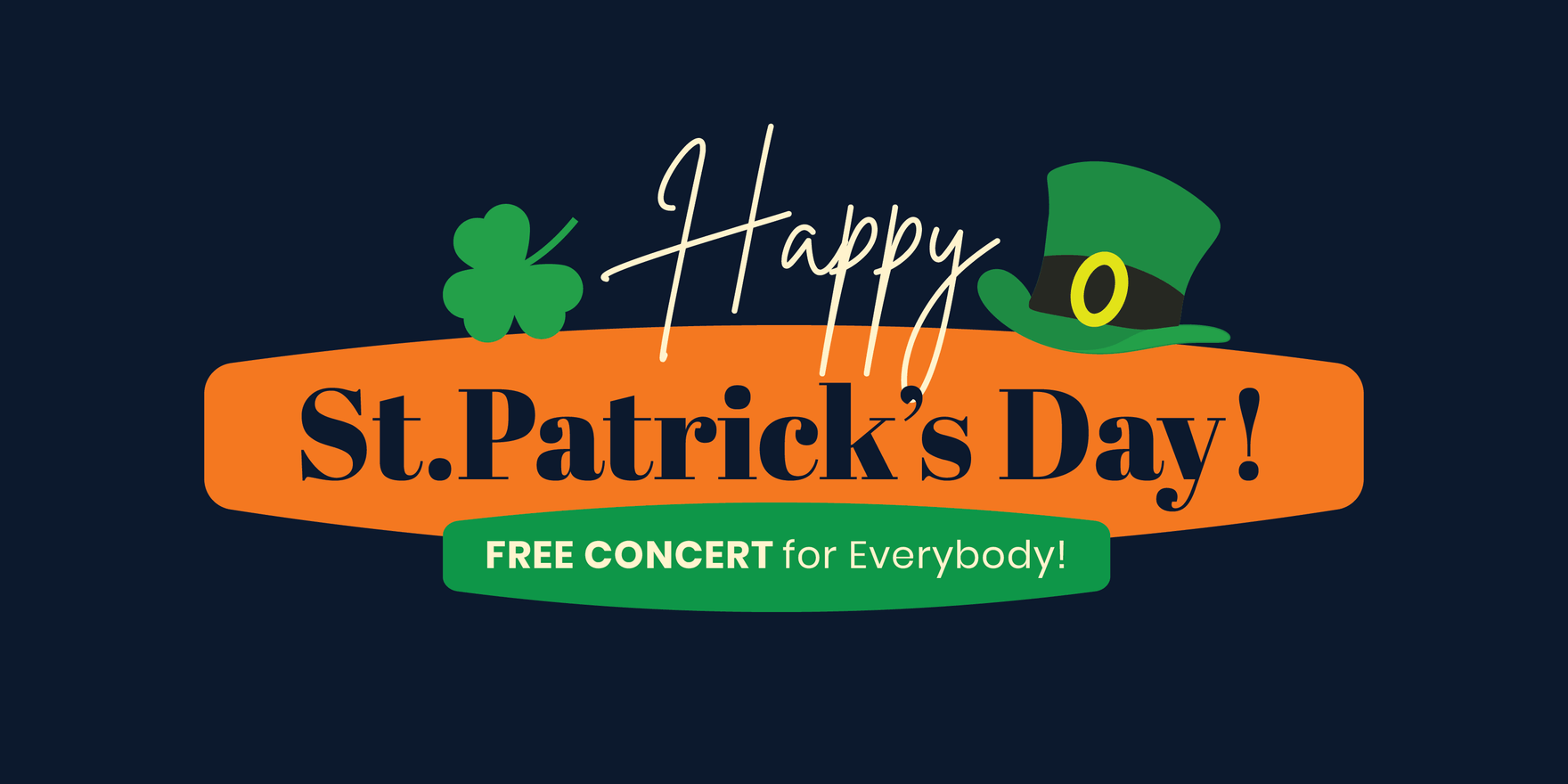 Free St. Patrick's Day Facebook Ad Banner